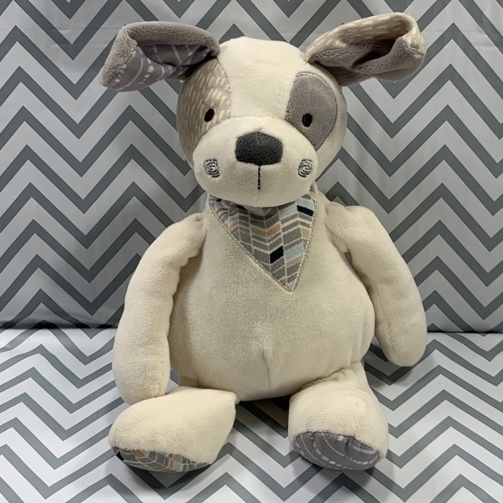 🟣2/$25 Mary Meyer Decco Pup Neutral Plush Dog